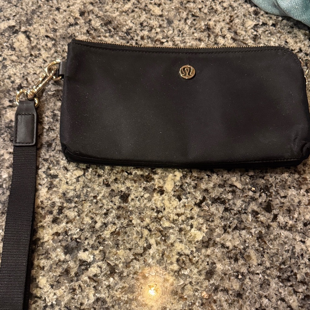 lululemon athletica Black Wristlet Clutch